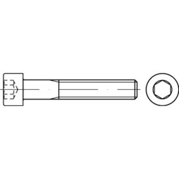 Cilinderkopschroef met binnenzeskant ASTM A 574 UNC